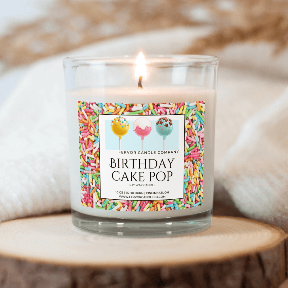 Fervor Candle Company Birthday Cake Pop Candle