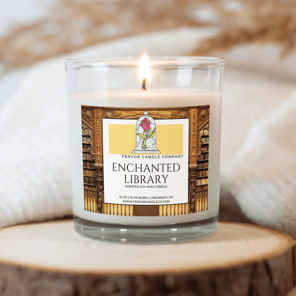 Fervor Candle Company Enchanted Library Candle
