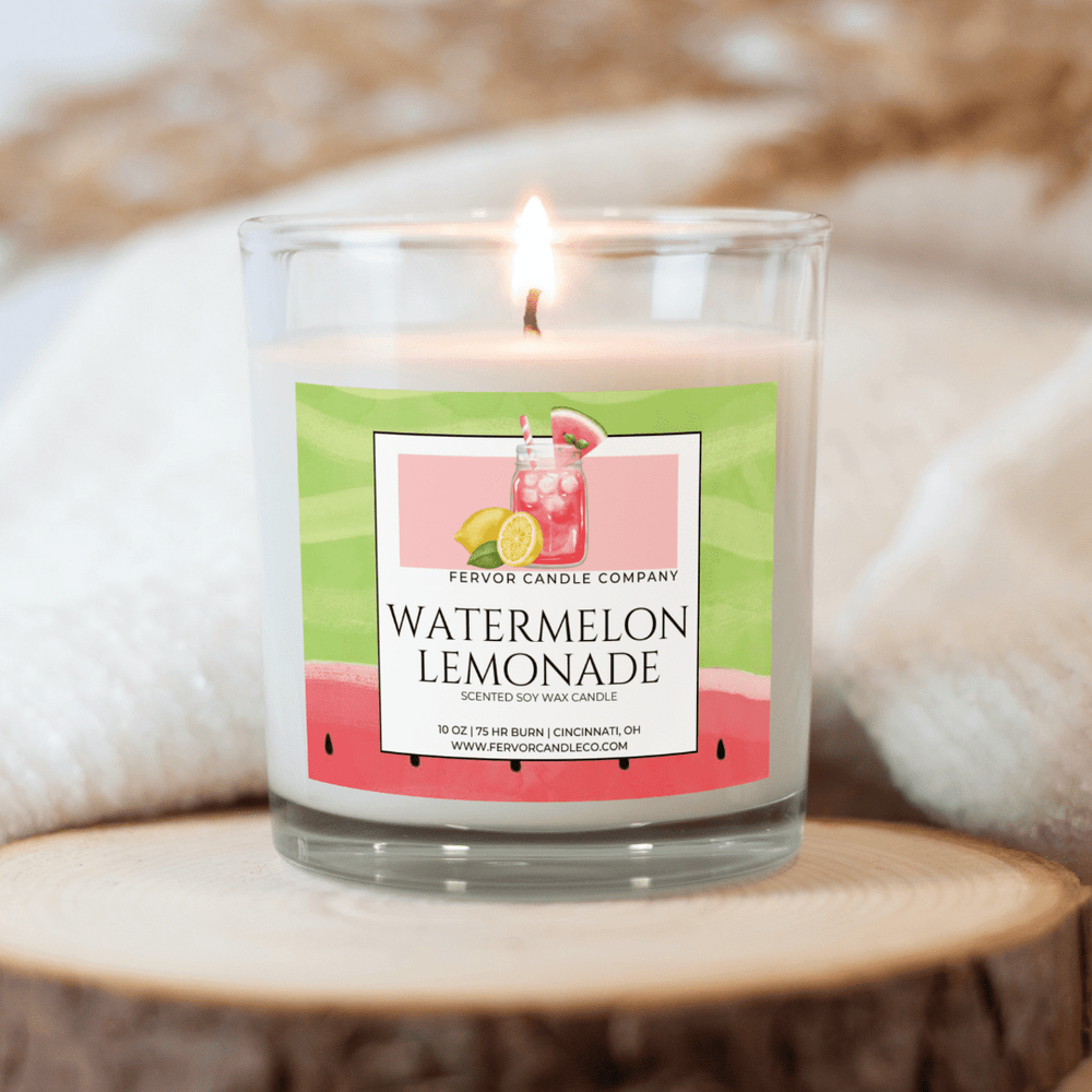 Fervor Candle Company Watermelon Lemonade Candle