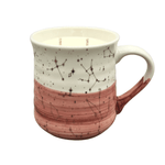 Fervor Candle Company Blush Astrology Winter Ceramic Mug Candle